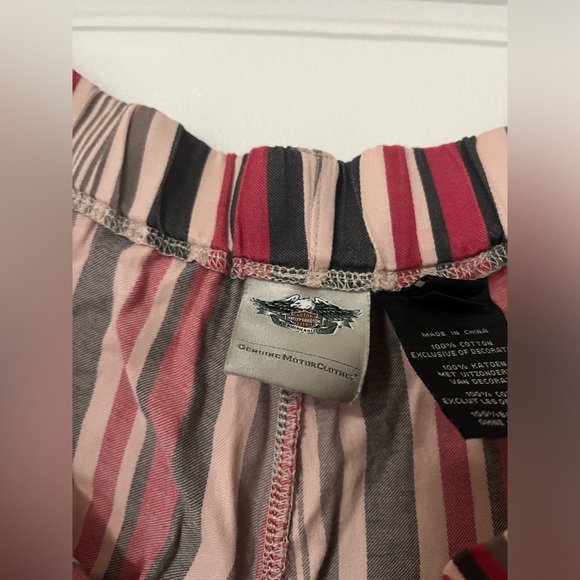 Harley Davidson pajama pant stripped vintage in perfect condition size large - Picture 6 of 6